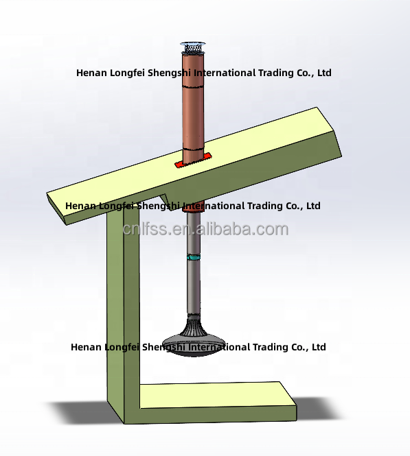 Aufgehängter Holz-Schwarz Kamin brennend Dachkamin Innen Stahl Sonderanfertigung 4