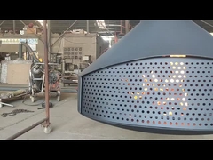 Hängender hölzerne brennende Ofen-dekorative Decke verschobener Kamin Europas