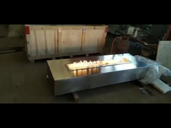 Mehrfunktionales rechteckiges Feuer im Freien Pit Table For Backyard des Edelstahl-304