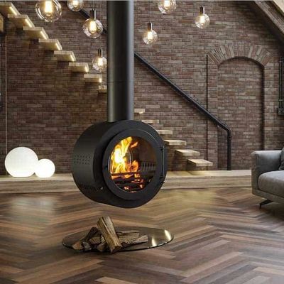 Innen-brennender Ofen Heater Suspended Hanging Fireplaces Woods